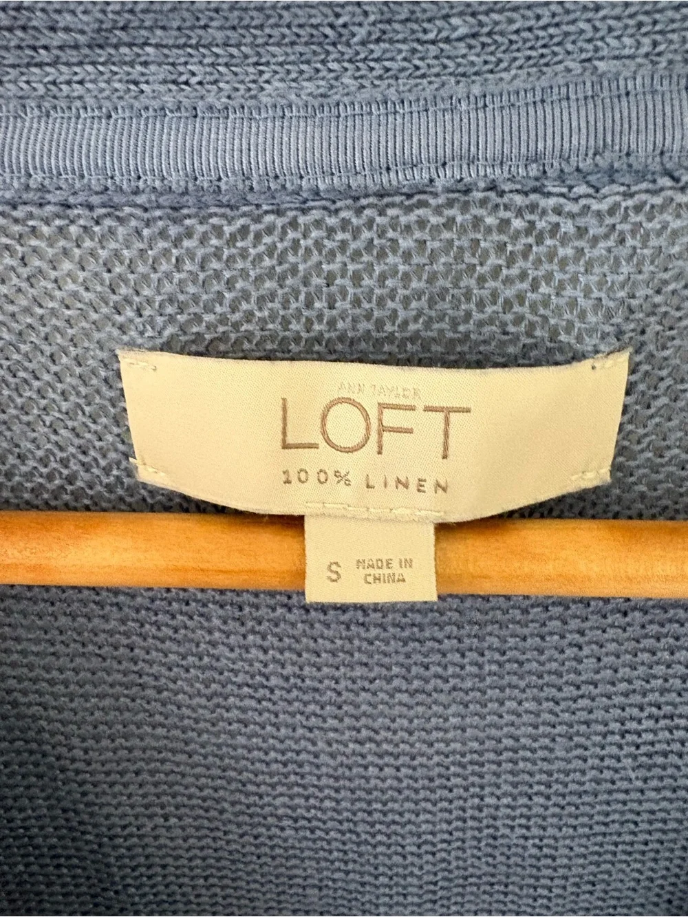 Ann Taylor Loft Linen Lightweight Cardigan. Size Small.